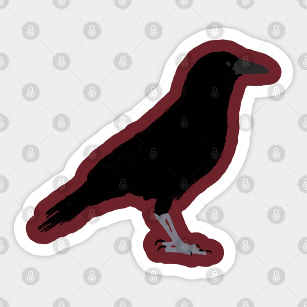 BLACK BIRD Sticker by jcnenm